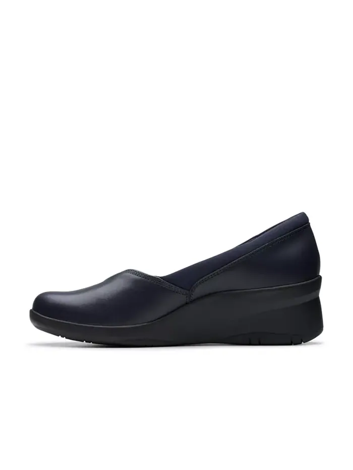 Туфли Clarks Suttyn Walk на устойчивом каблуке — изображение 3 из 7, темно-синий