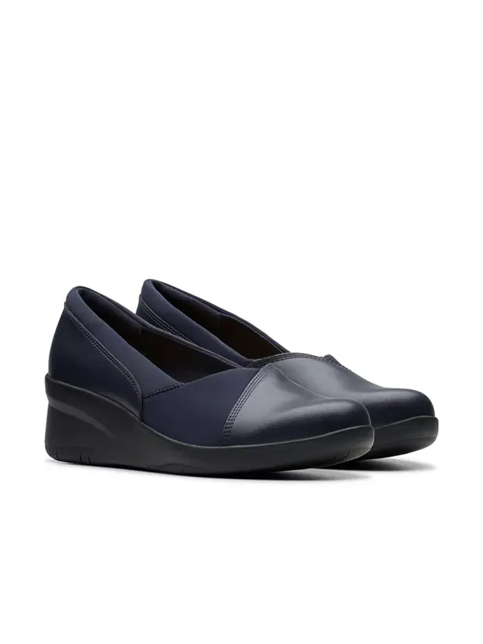 Туфли Clarks Suttyn Walk на устойчивом каблуке — изображение 5 из 7, темно-синий