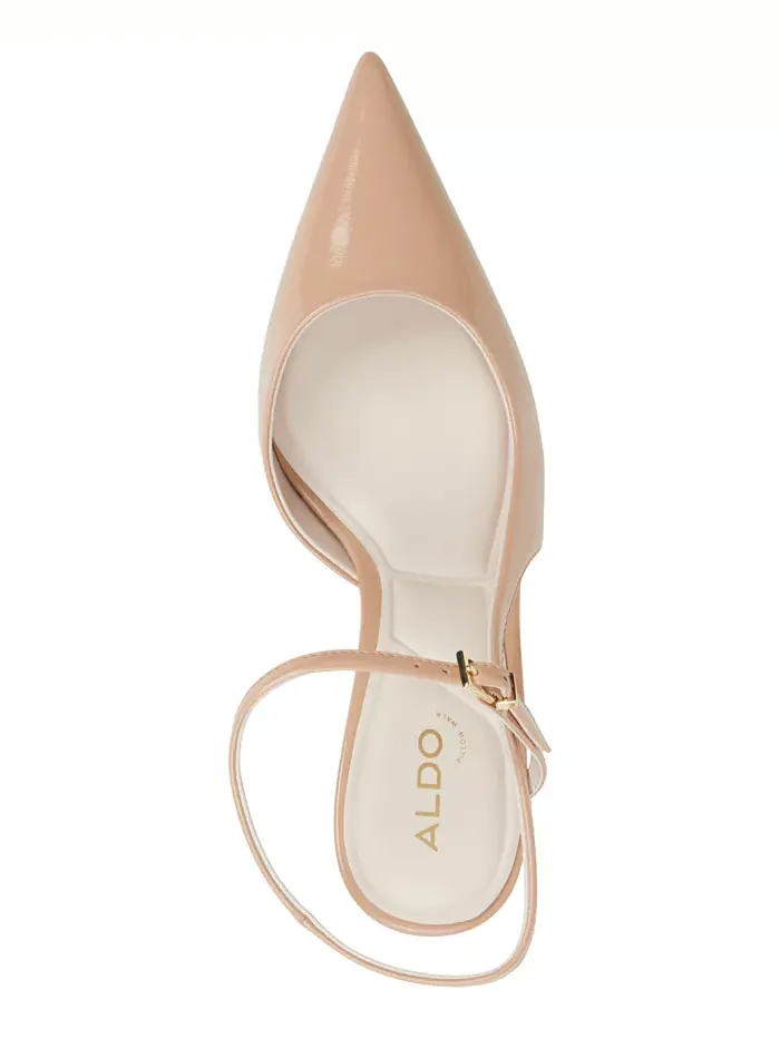 Женские туфли-лодочки Kymmberly с острым носом и ремешками ALDO — изображение 4 из 6, бежевый