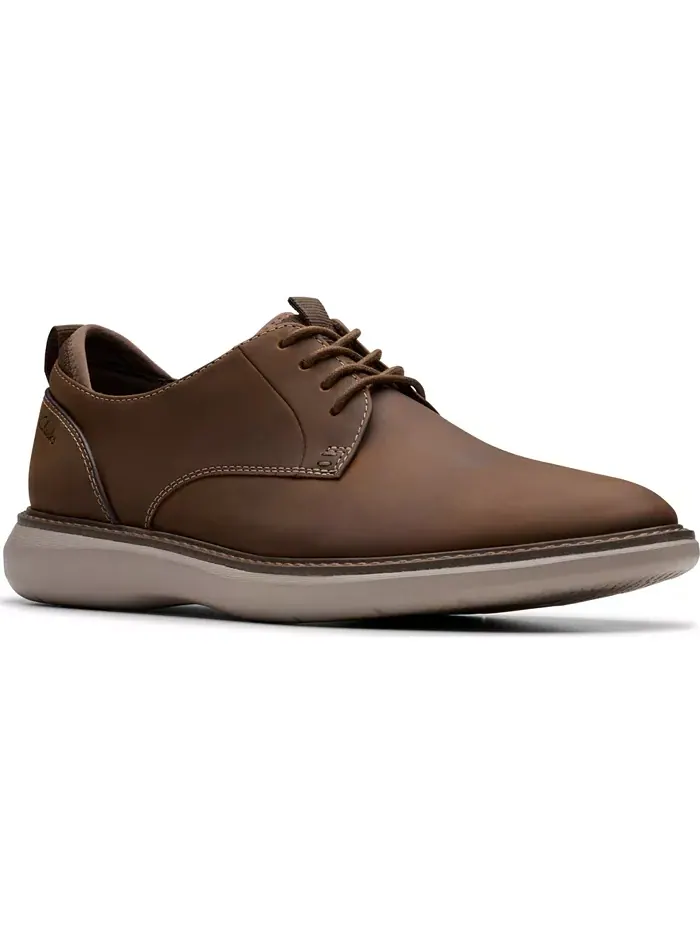 Мужские туфли Clarks Brantin, повседневные, с простым носком