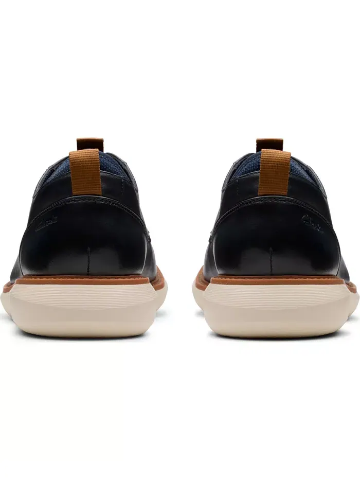 Мужские повседневные туфли Clarks Brantin, с круглым носком — изображение 14 из 18, черный