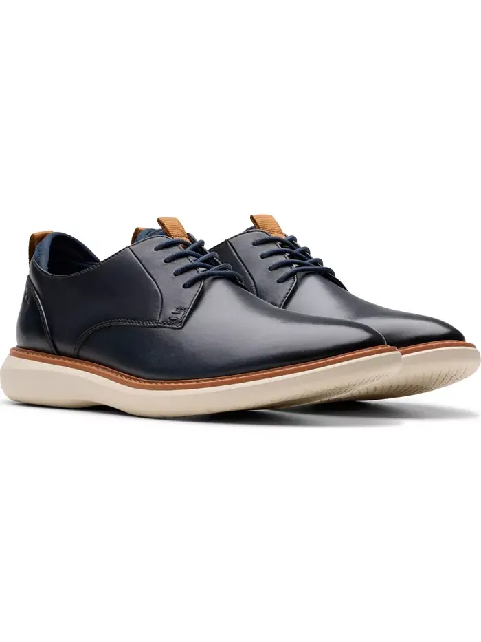 Мужские повседневные туфли Clarks Brantin, с круглым носком — изображение 18 из 18, черный