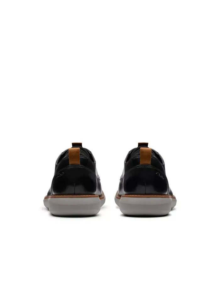 Мужские повседневные туфли Clarks Brantin, с круглым носком — изображение 3 из 18, черный