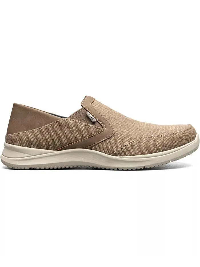 Мужские туфли без шнуровки Conway Ez Canvas Moc Toe Nunn Bush — изображение 2 из 7, серый