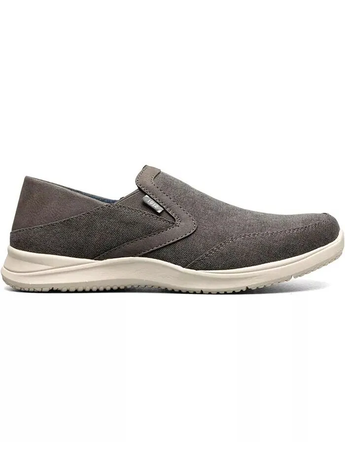 Мужские туфли без шнуровки Conway Ez Canvas Moc Toe Nunn Bush — изображение 2 из 7, серый