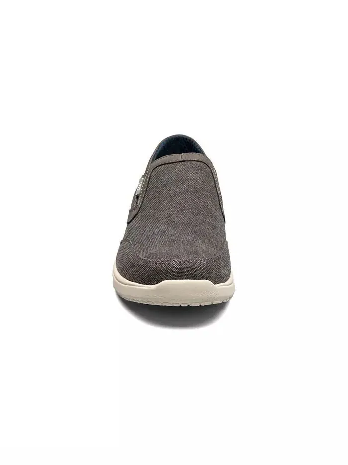 Мужские туфли без шнуровки Conway Ez Canvas Moc Toe Nunn Bush — изображение 6 из 7, серый