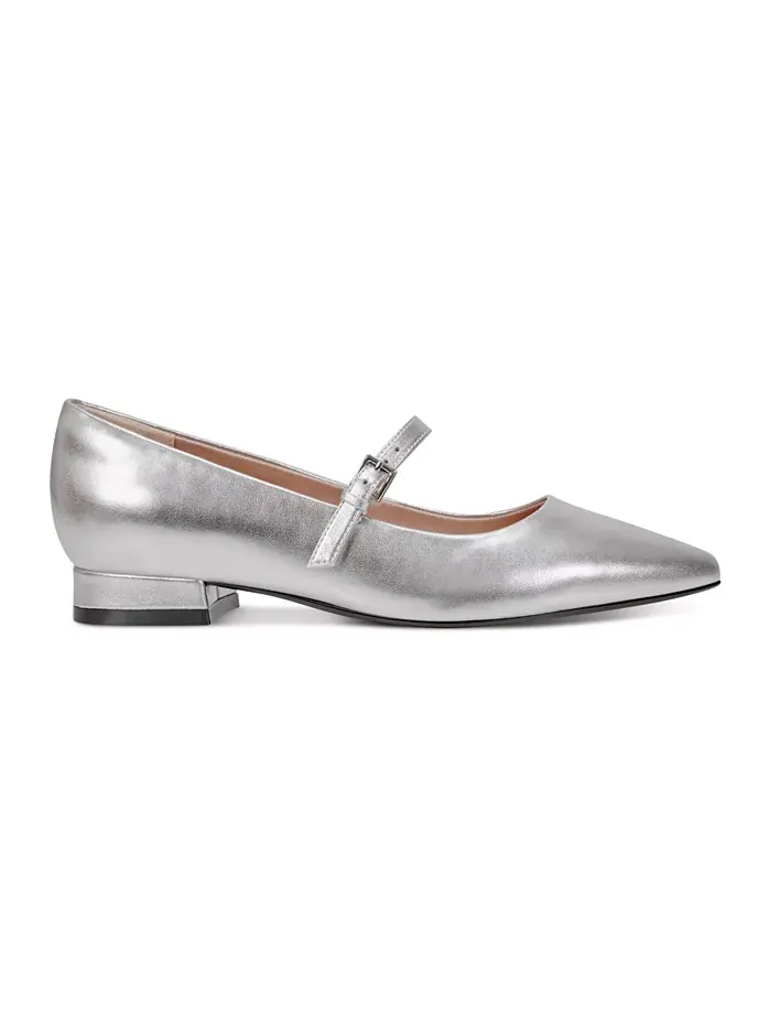 Женские туфли-лодочки Taren Total Motion с острым носом Rockport — изображение 2 из 5, серебристый
