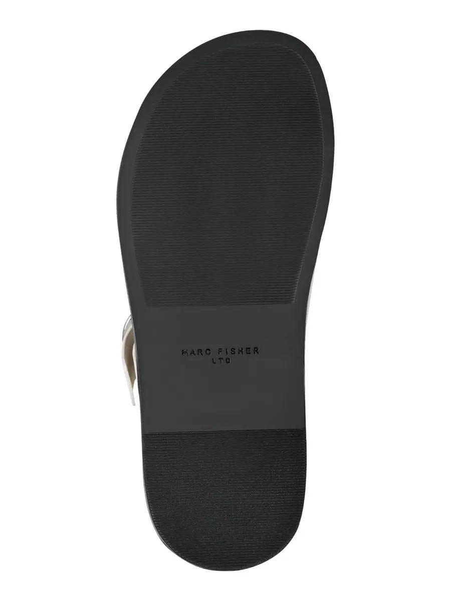 Женские сандалии Gia Double Band Flat Slip-On Marc Fisher LTD — изображение 5 из 5, кремовый