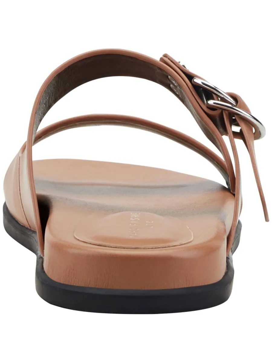Женские сандалии Gia Double Band Flat Slip-On Marc Fisher LTD — изображение 3 из 5, коньячный