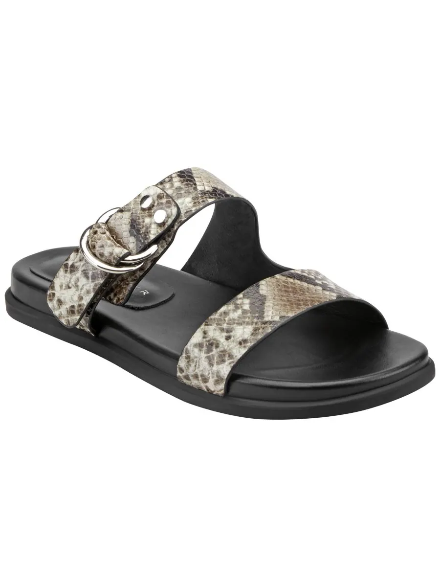Женские сандалии Gia Double Band Flat Slip-On Marc Fisher LTD — изображение 1 из 5, белый