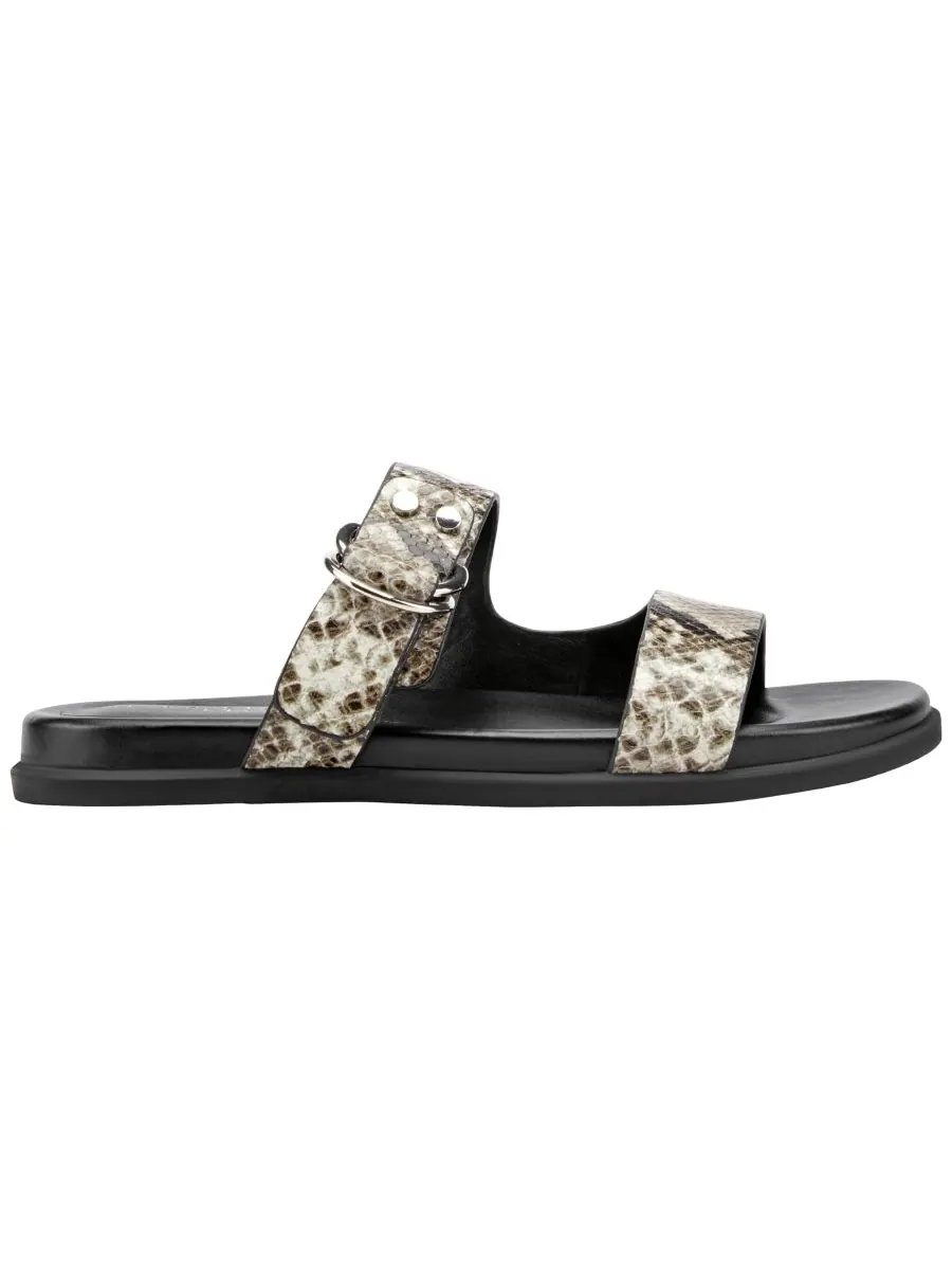 Женские сандалии Gia Double Band Flat Slip-On Marc Fisher LTD — изображение 2 из 5, белый