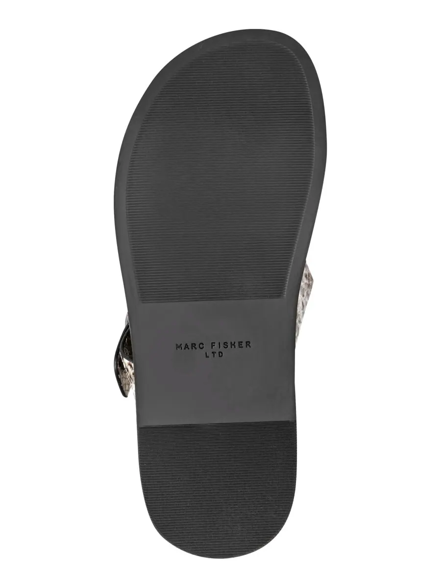 Женские сандалии Gia Double Band Flat Slip-On Marc Fisher LTD — изображение 5 из 5, белый