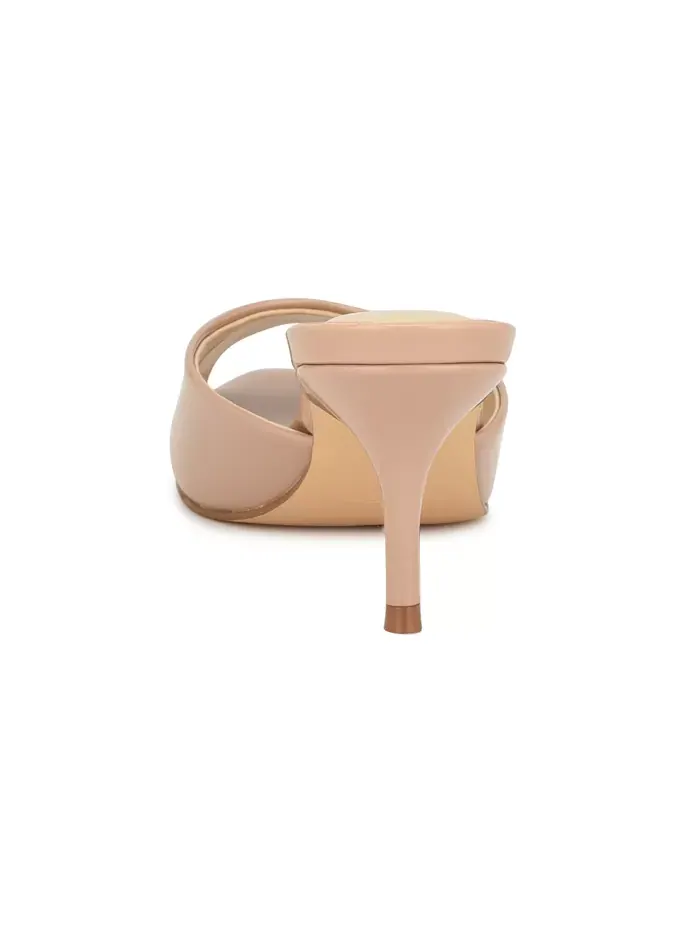 Женские босоножки на каблуке Luvlie Kitten Heel Dress Nine West — изображение 3 из 5, светлый натуральный