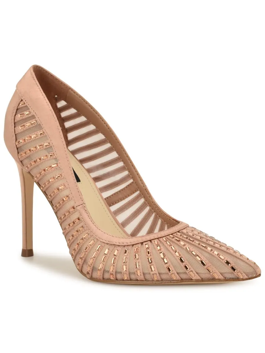 Женские туфли-лодочки Feresah с декорированной сетчатой вставкой на шпильке Nine West