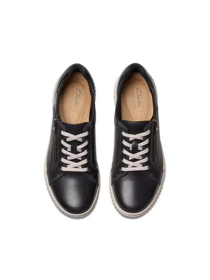 Кроссовки Clarks Collection Caroline Janna Casual Comfort Shoes — изображение 4 из 5, черный белый