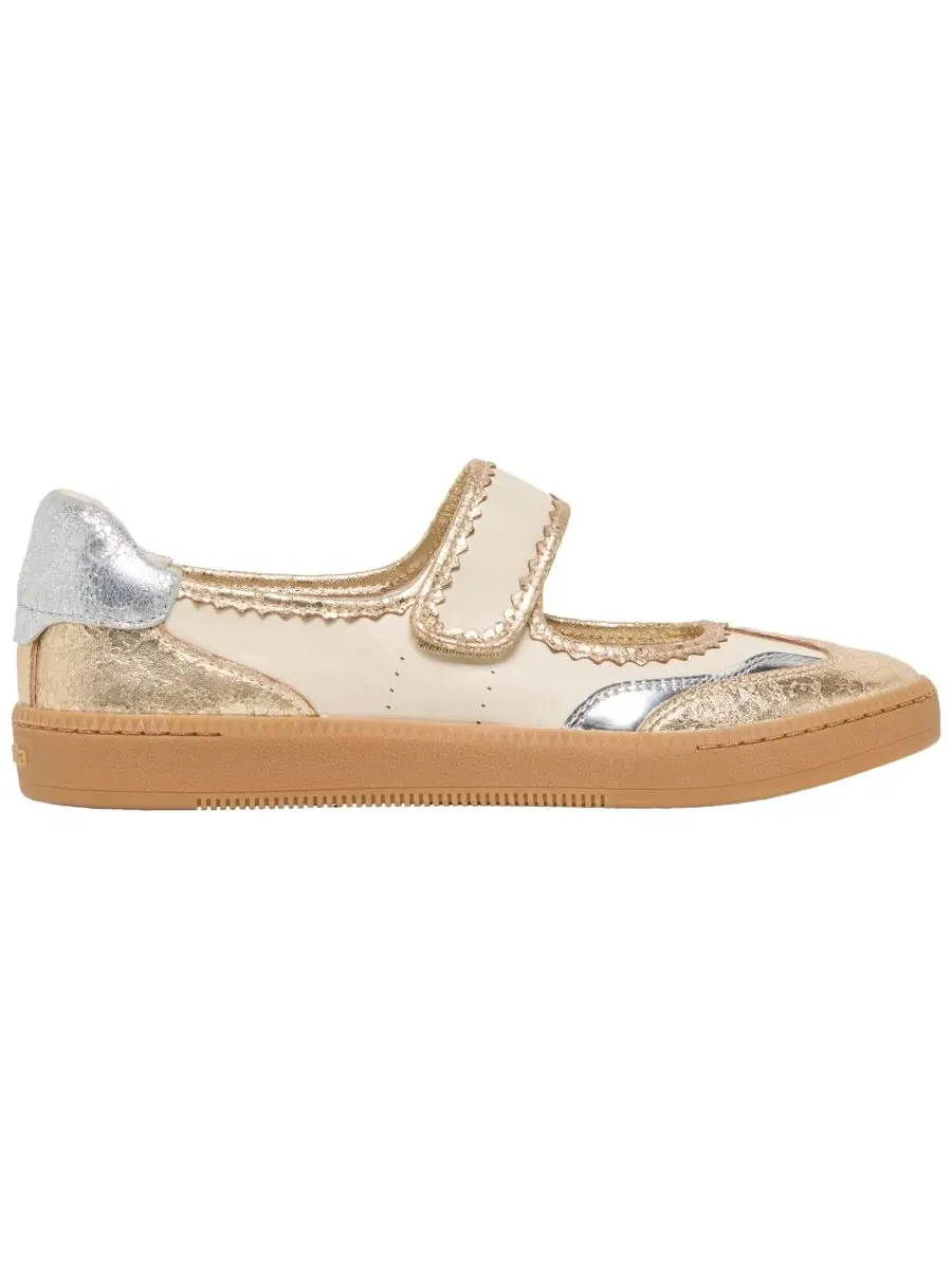 Женские кроссовки Nanet Round Toe Mary Jane Dolce Vita — изображение 2 из 5, металлик мульти