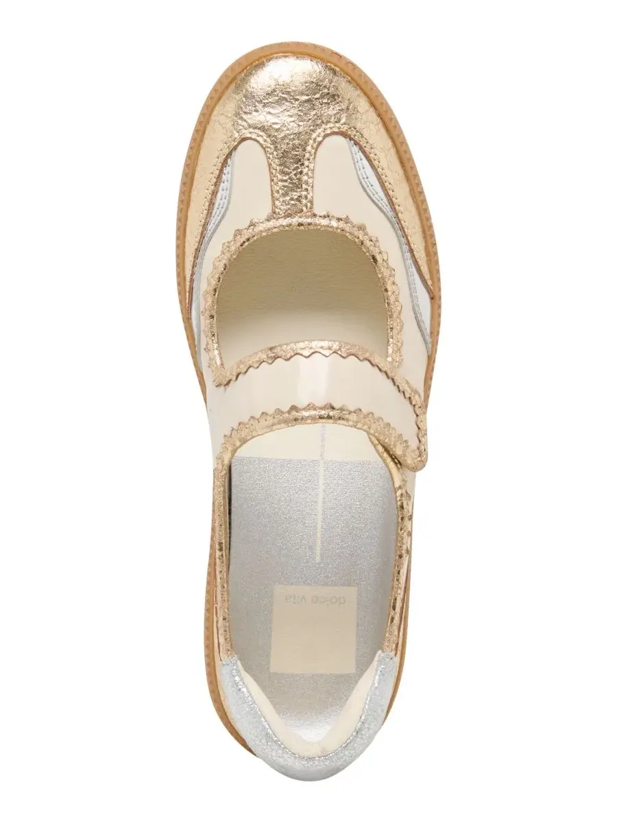Женские кроссовки Nanet Round Toe Mary Jane Dolce Vita — изображение 4 из 5, металлик мульти