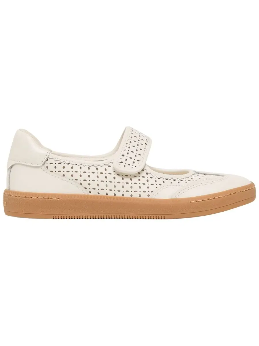 Женские кроссовки Nanet Round Toe Mary Jane Dolce Vita, белый perforated leather — изображение 2 из 5