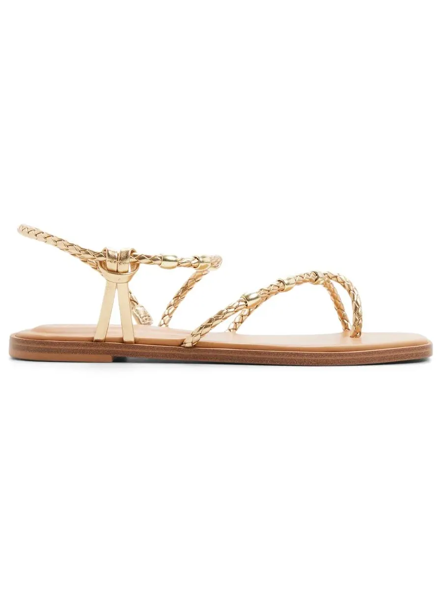 Женские сандалии-слипоны Loucinda ALDO, Champagne Smooth — изображение 2 из 6