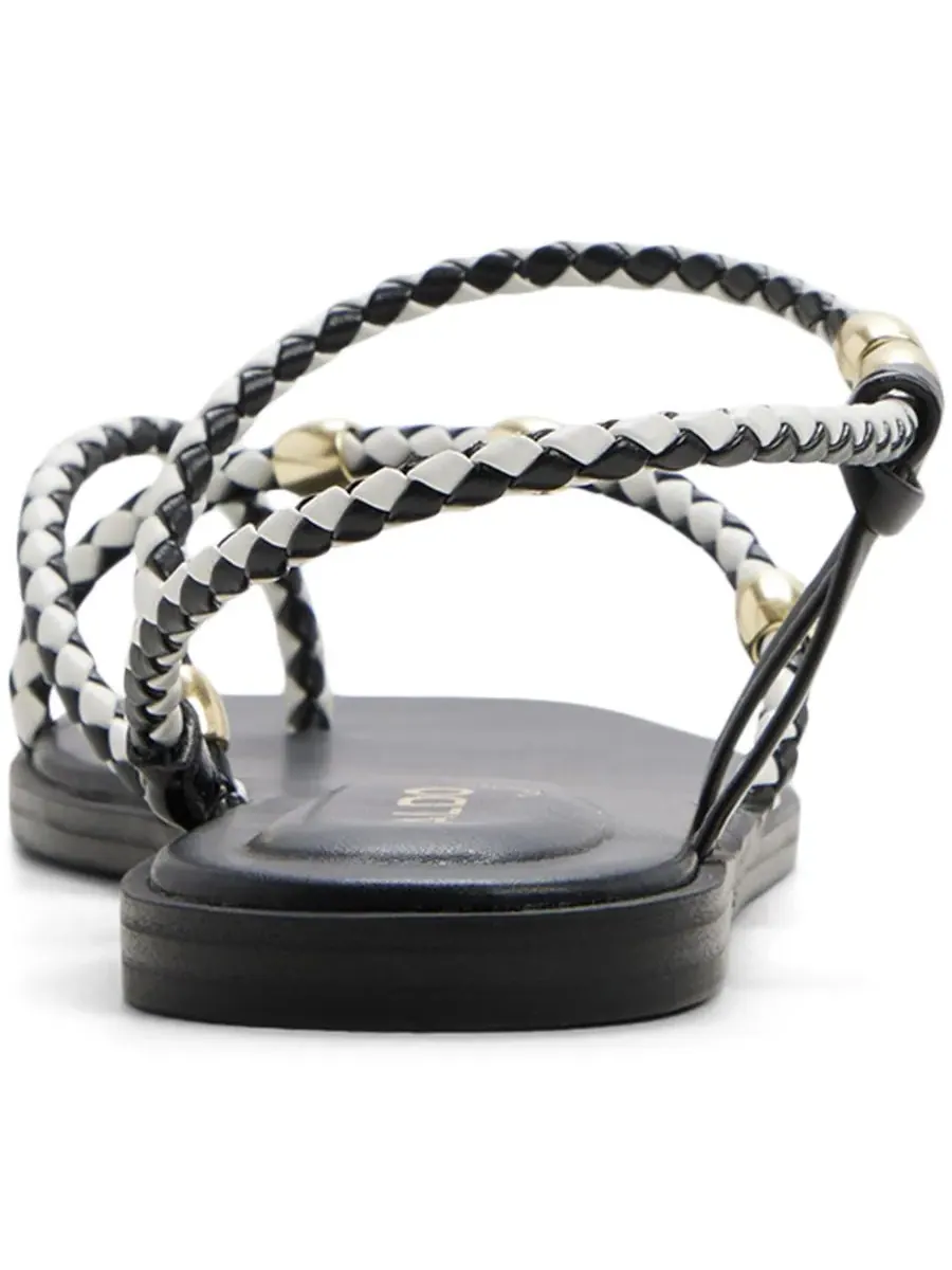 Женские сандалии-слипоны Loucinda ALDO — изображение 3 из 6, черный/белый