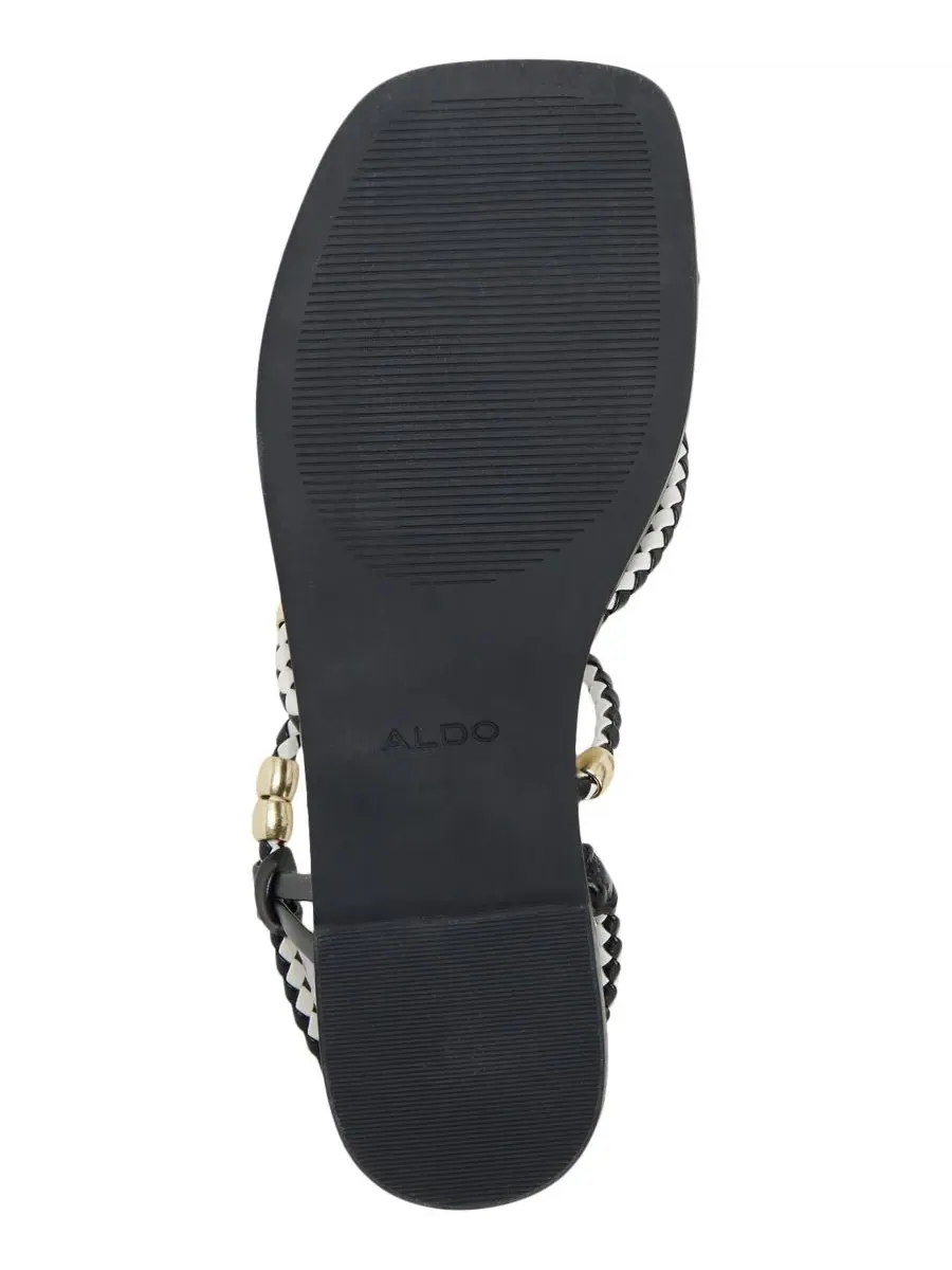 Женские сандалии-слипоны Loucinda ALDO — изображение 5 из 6, черный/белый