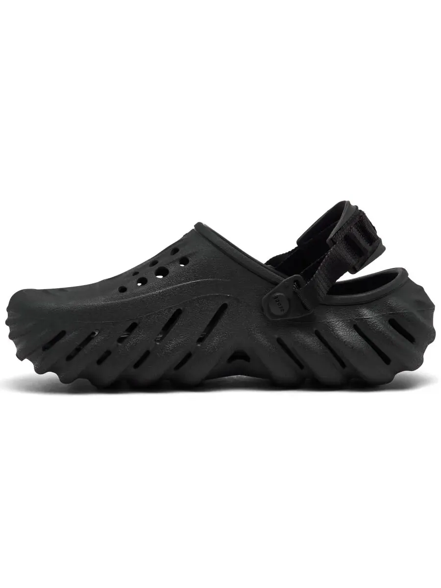 Мужские и женские сабо Echo от Finish Line Crocs — изображение 3 из 6, черный