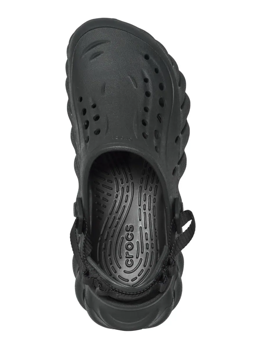 Мужские и женские сабо Echo от Finish Line Crocs — изображение 5 из 6, черный