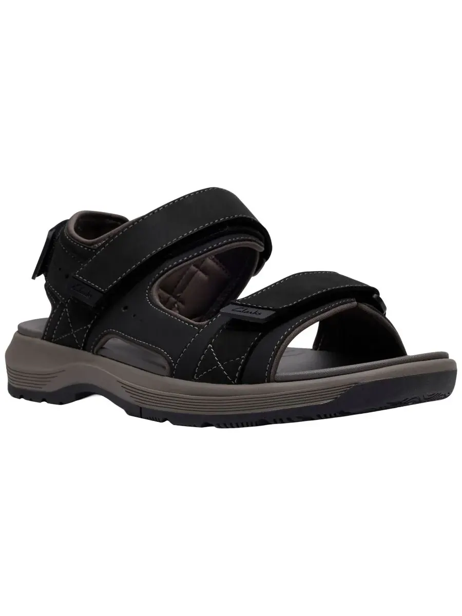 Сандалии мужские Clarks Guideview Trek, кожа — изображение 1 из 6, черный
