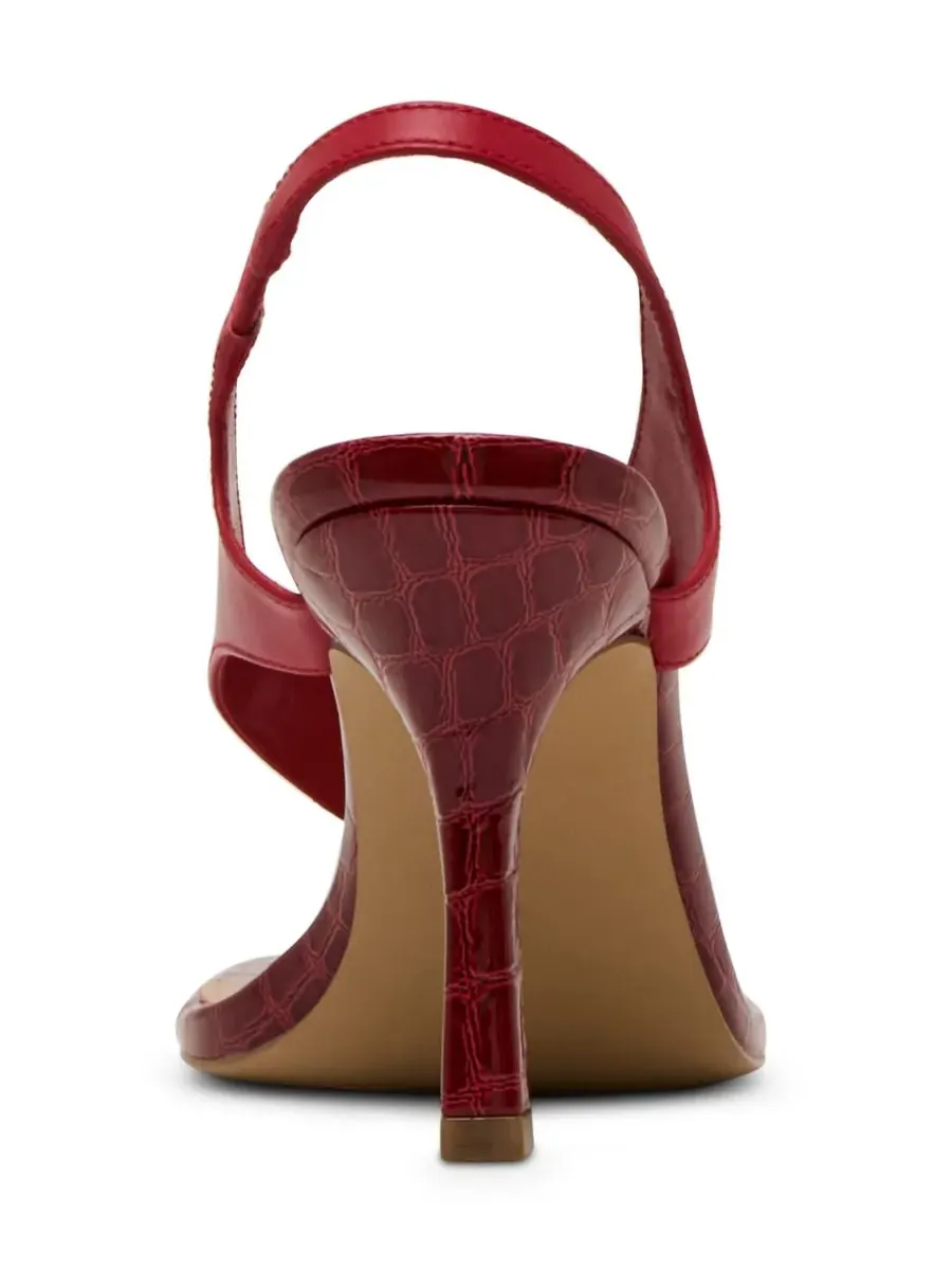 Женские сандалии-вьетнамки на высоком каблуке Improv Steve Madden — изображение 3 из 6, красный