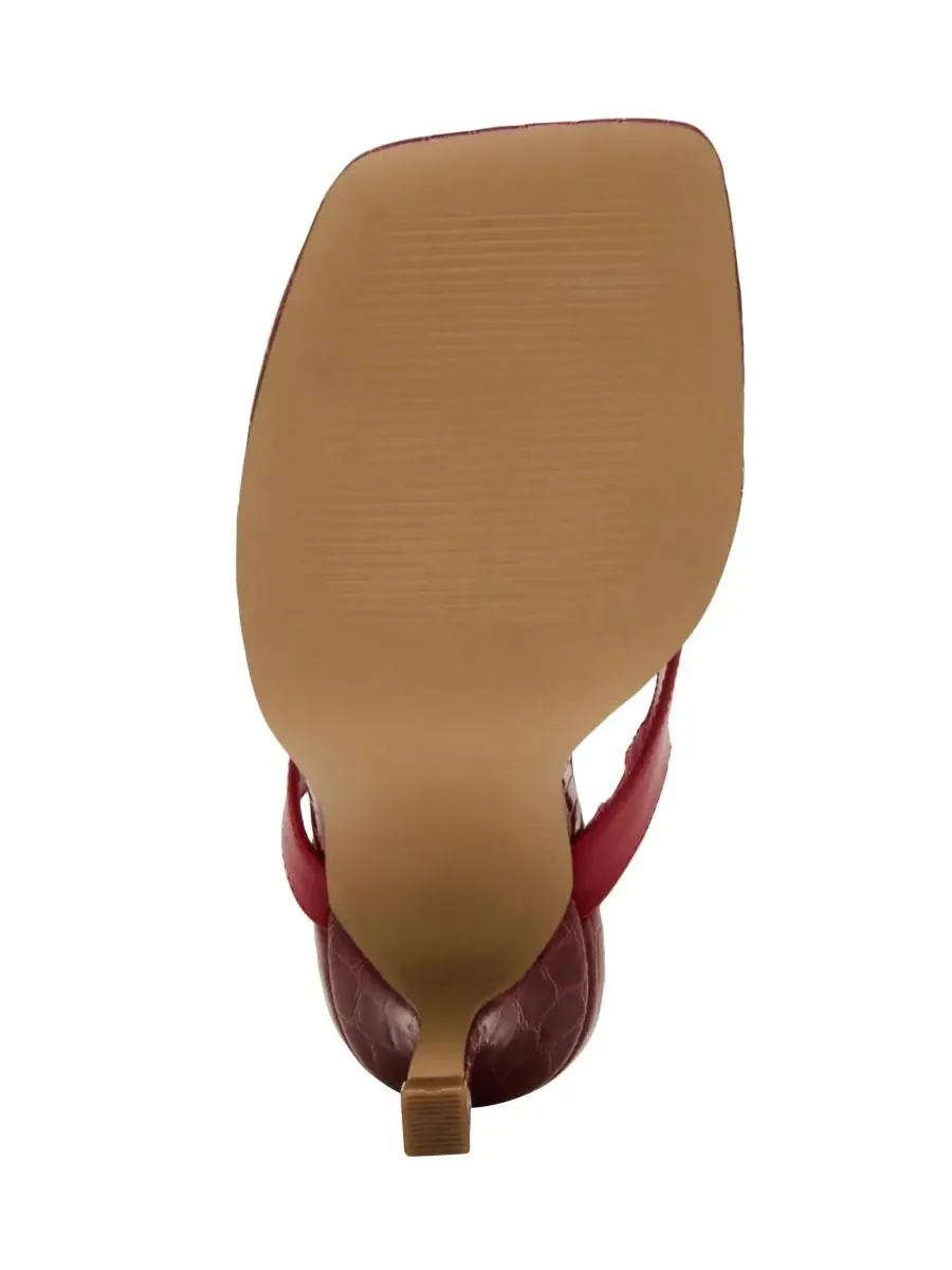 Женские сандалии-вьетнамки на высоком каблуке Improv Steve Madden — изображение 5 из 6, красный