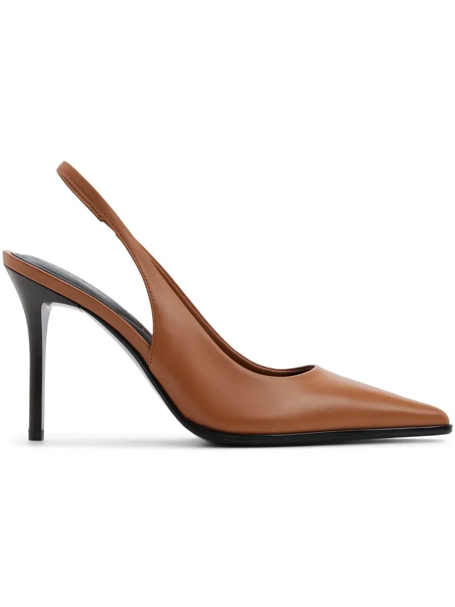 Женские туфли-лодочки Re-Samantha с открытой пяткой ALDO — изображение 2 из 5, светлый коричневый