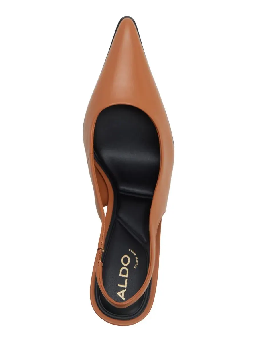 Женские туфли-лодочки Re-Samantha с открытой пяткой ALDO — изображение 4 из 5, светлый коричневый