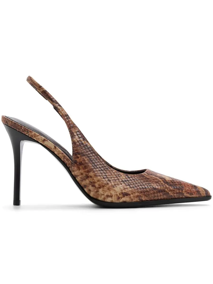 Женские туфли-лодочки Re-Samantha с открытой пяткой ALDO — изображение 2 из 5, коричневый мульти