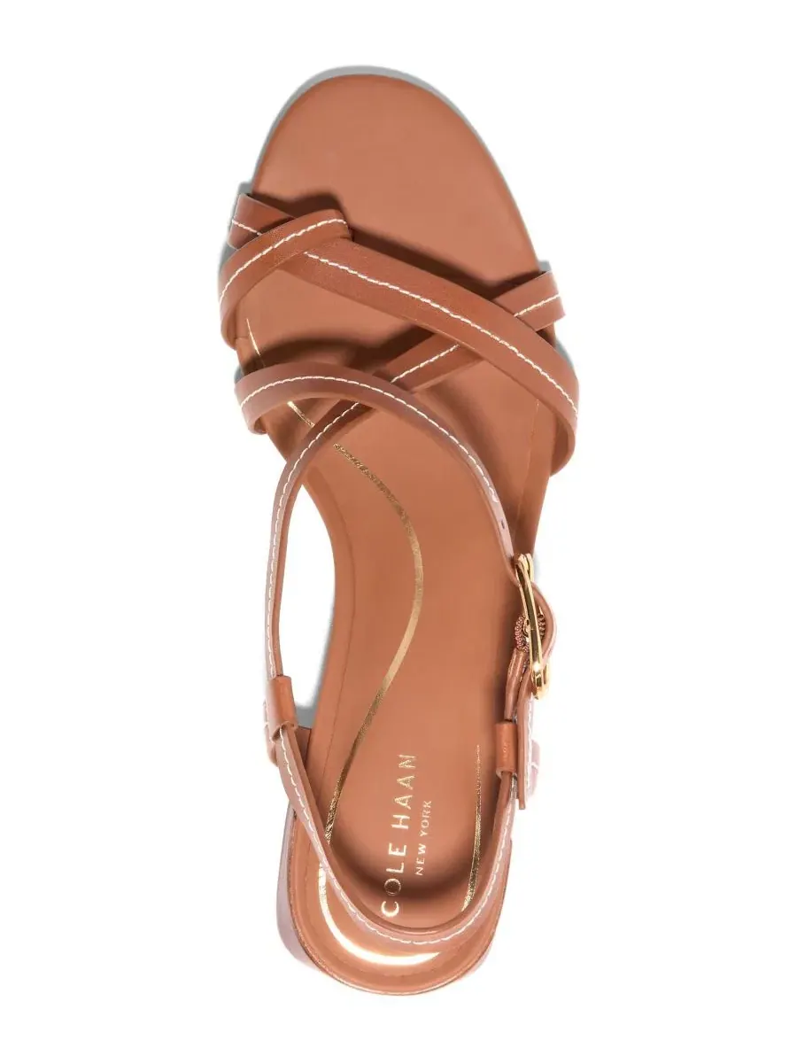 Женские сандалии-вьетнамки Dillon на блочном каблуке Cole Haan — изображение 4 из 5, бежевый/натуральный