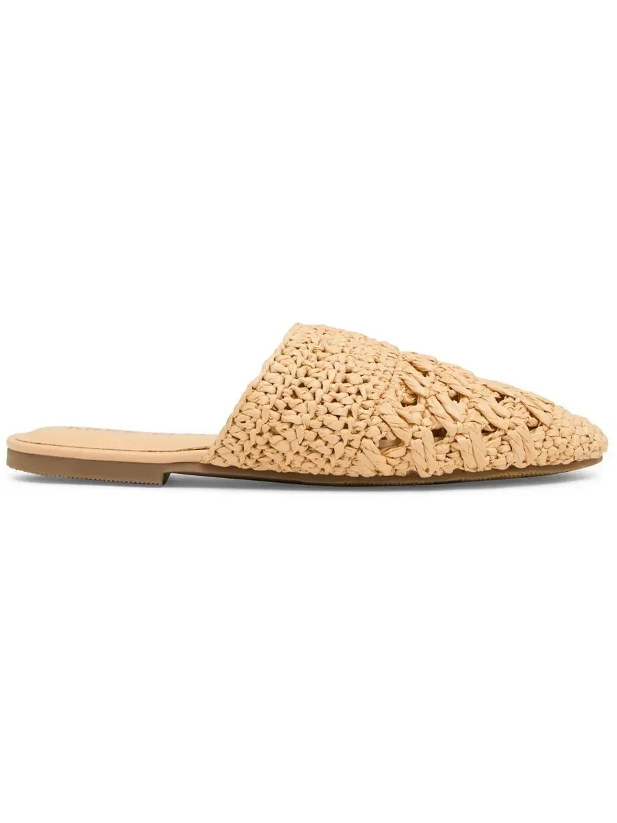 Женские мюли Sam Woven Crafted Slip On Anne Klein — изображение 2 из 7, нудовый