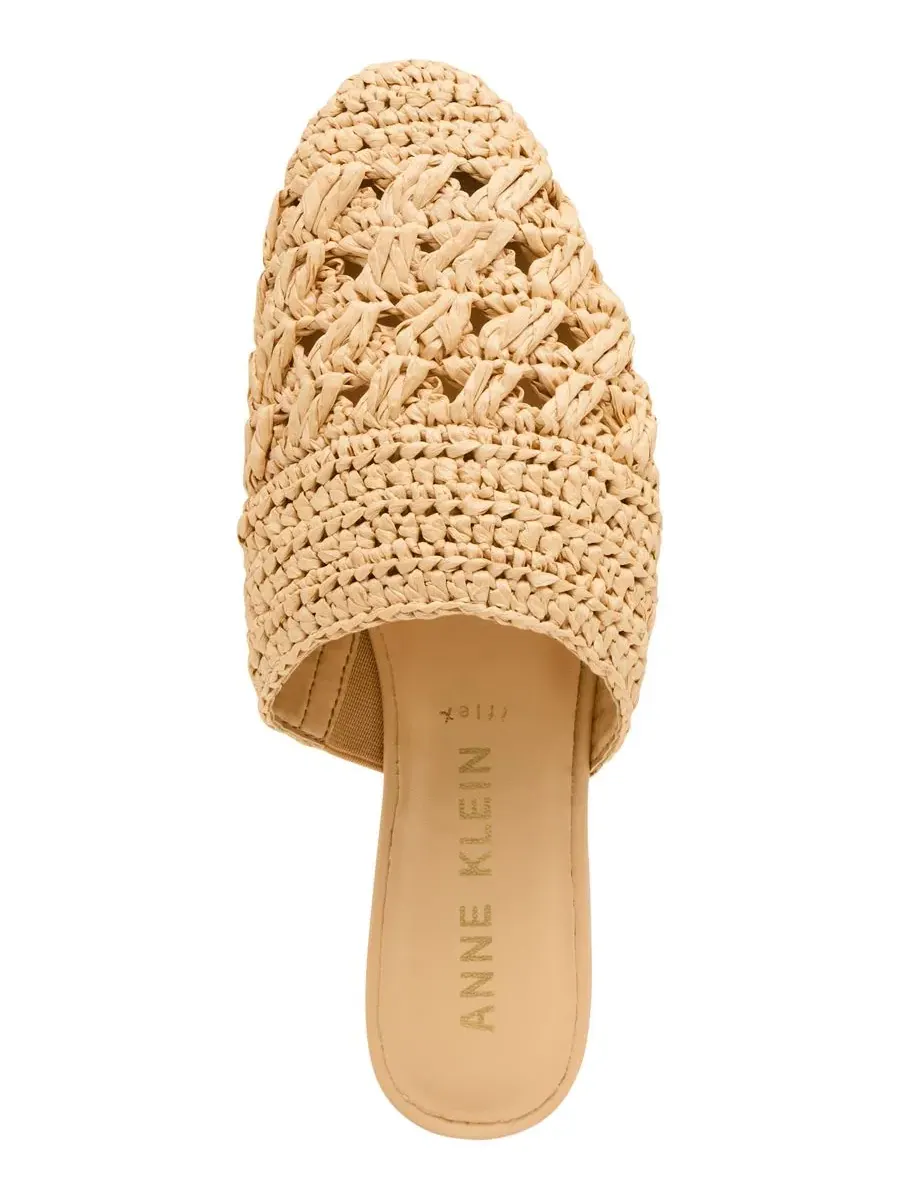 Женские мюли Sam Woven Crafted Slip On Anne Klein — изображение 4 из 7, нудовый