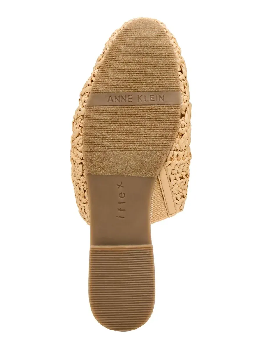 Женские мюли Sam Woven Crafted Slip On Anne Klein — изображение 5 из 7, нудовый