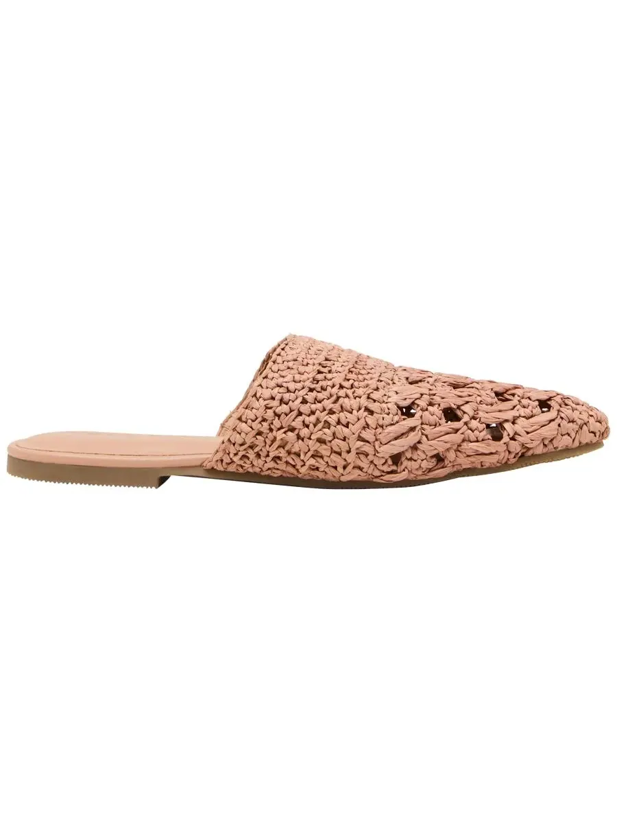 Женские мюли Sam Woven Crafted Slip On Anne Klein — изображение 2 из 7, прозрачный