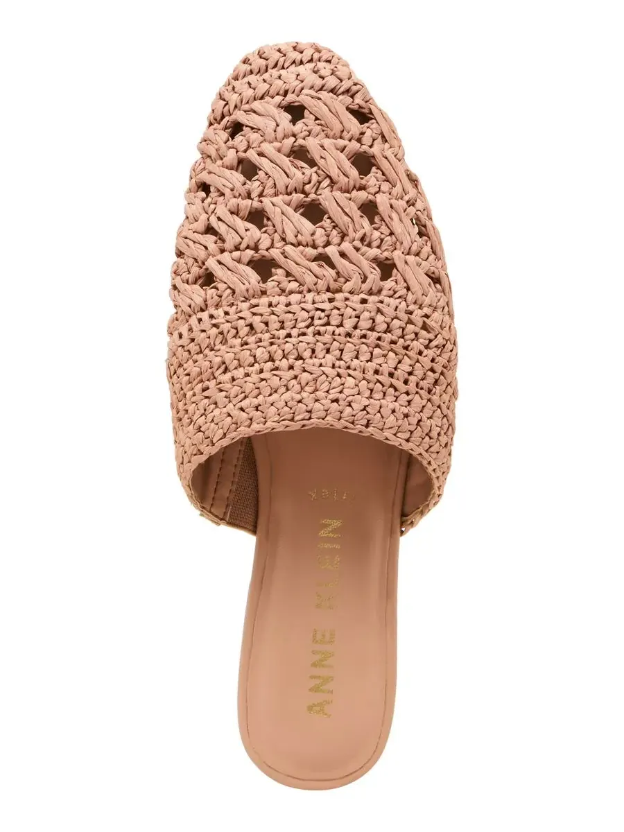 Женские мюли Sam Woven Crafted Slip On Anne Klein — изображение 4 из 7, прозрачный