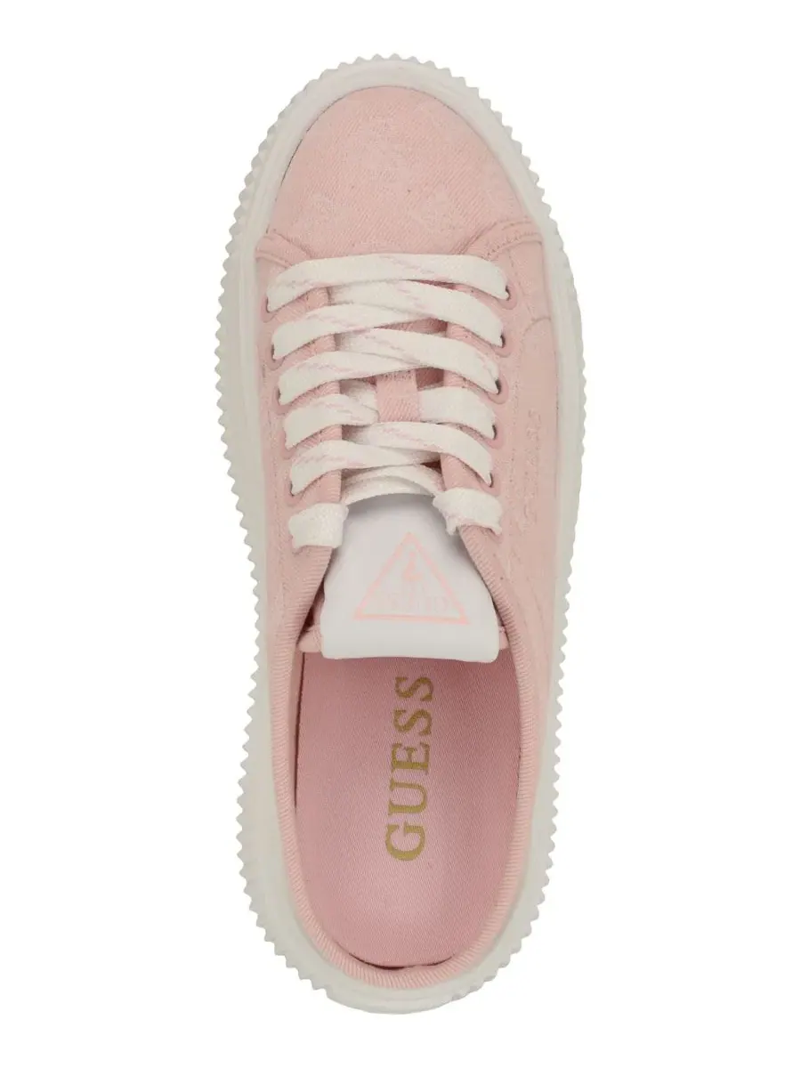Женские слипоны Nudge на платформе, мюли GUESS — изображение 4 из 5, светлый розовый
