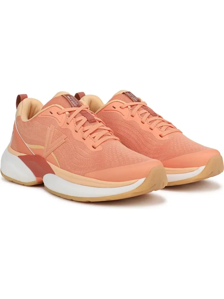 Женские кроссовки с ортопедической поддержкой Walk Quest Vionic, Shell Coral Faux Leather/Knit — изображение 4 из 4