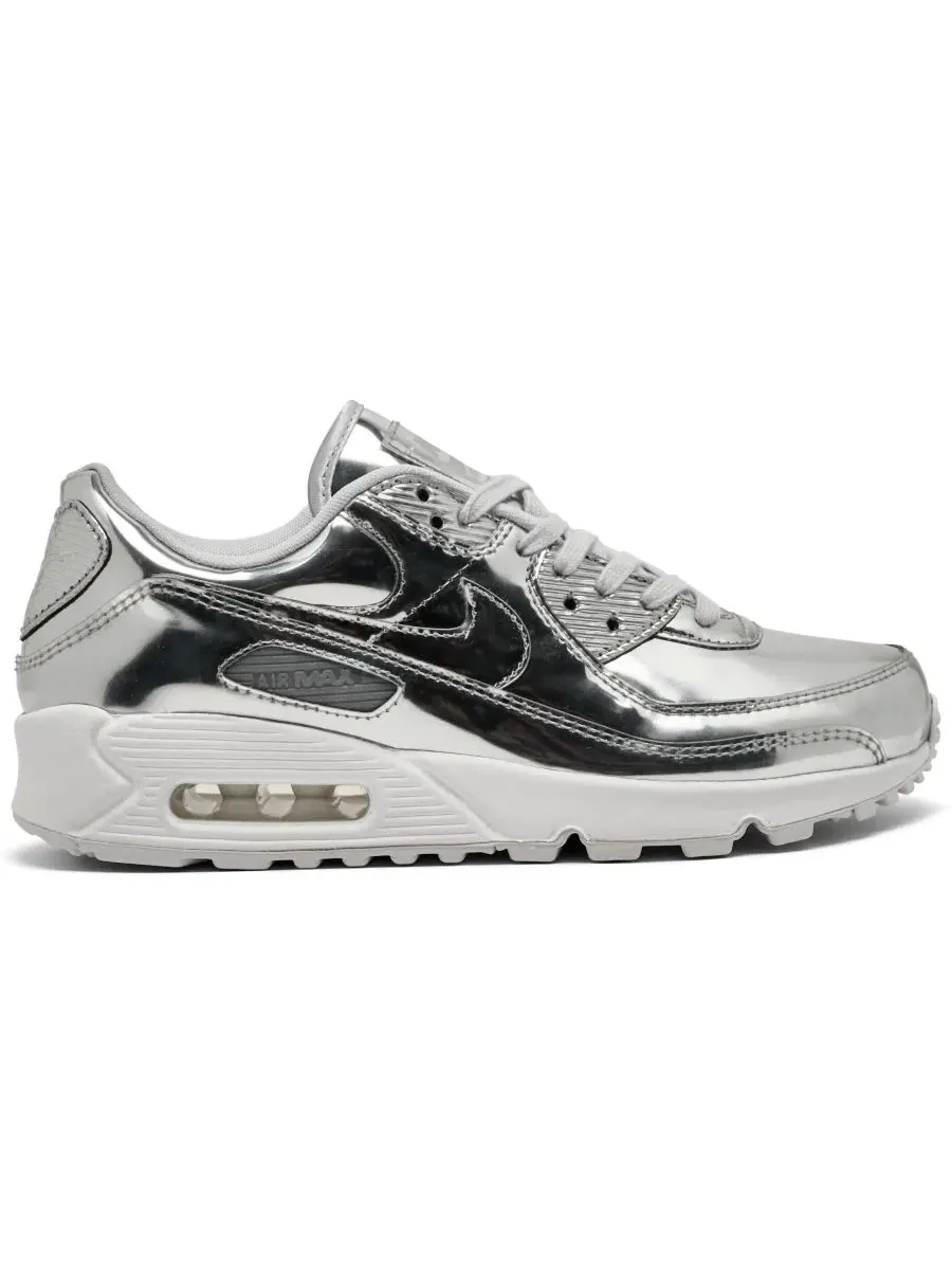 Кроссовки Nike Air Max 90 SP Chrome — изображение 2 из 6, платиновый