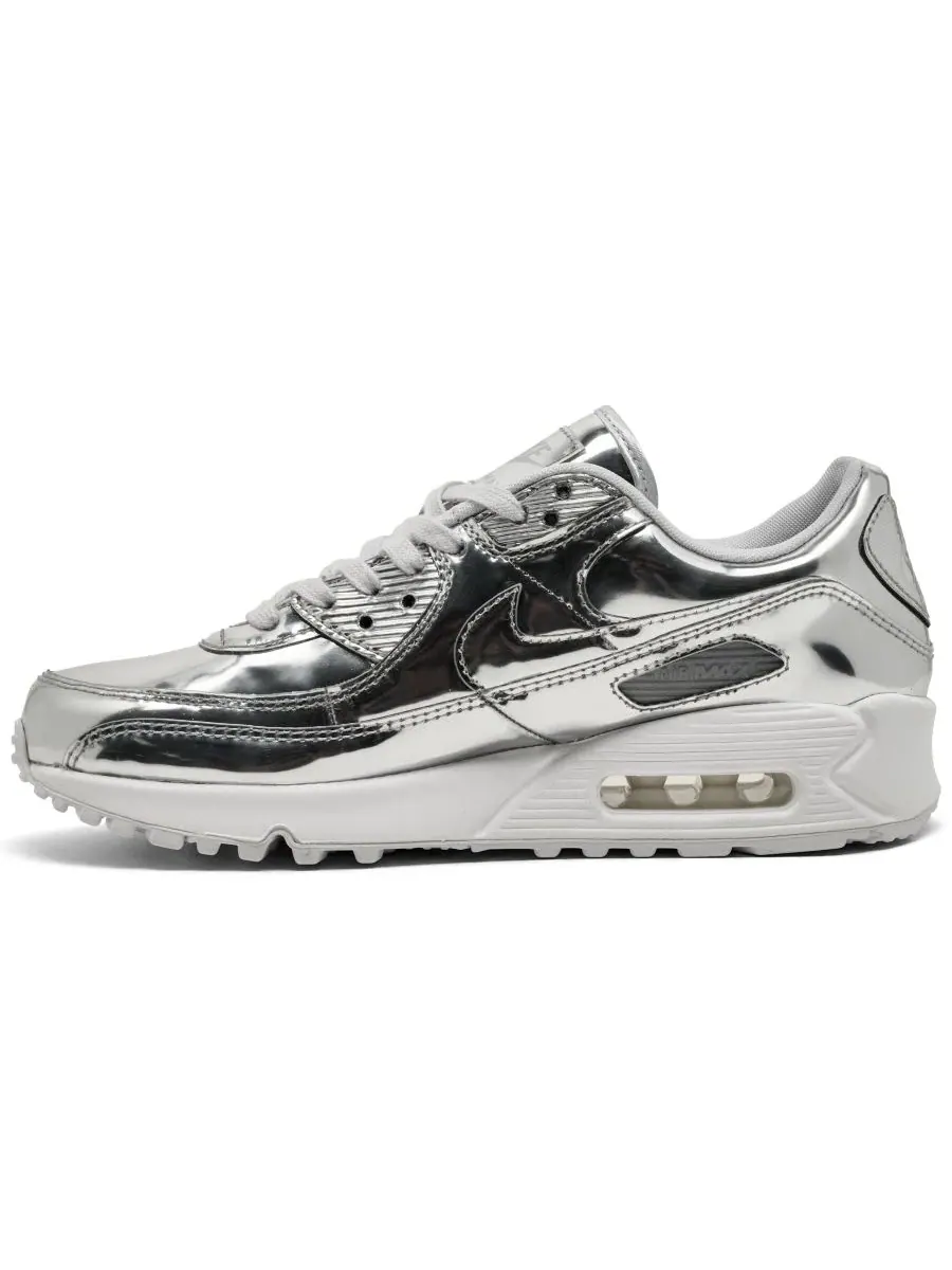 Кроссовки Nike Air Max 90 SP Chrome — изображение 3 из 6, платиновый