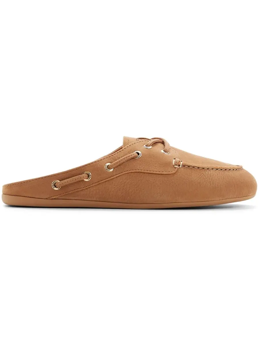 Мюли-слипоны с фиксирующей шнуровкой Sperry — изображение 2 из 5, бежевый