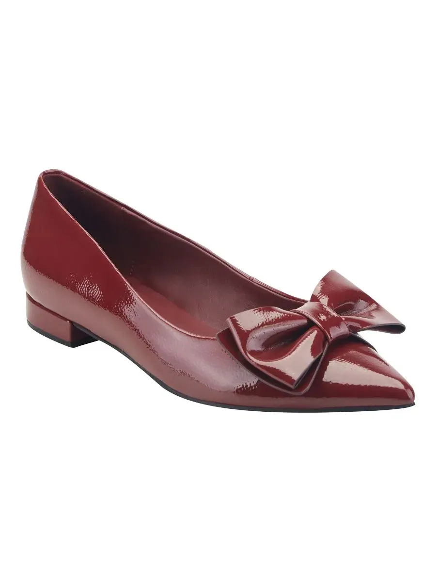 Туфли-лодочки Alicce с бантом Dark Red Patent Bandolino — изображение 1 из 5, темный красный