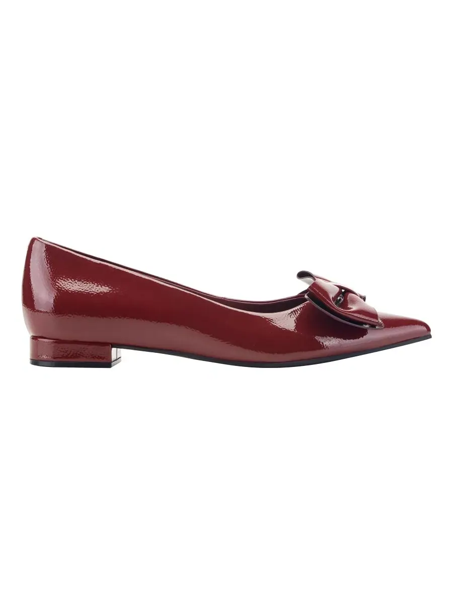Туфли-лодочки Alicce с бантом Dark Red Patent Bandolino — изображение 2 из 5, темный красный