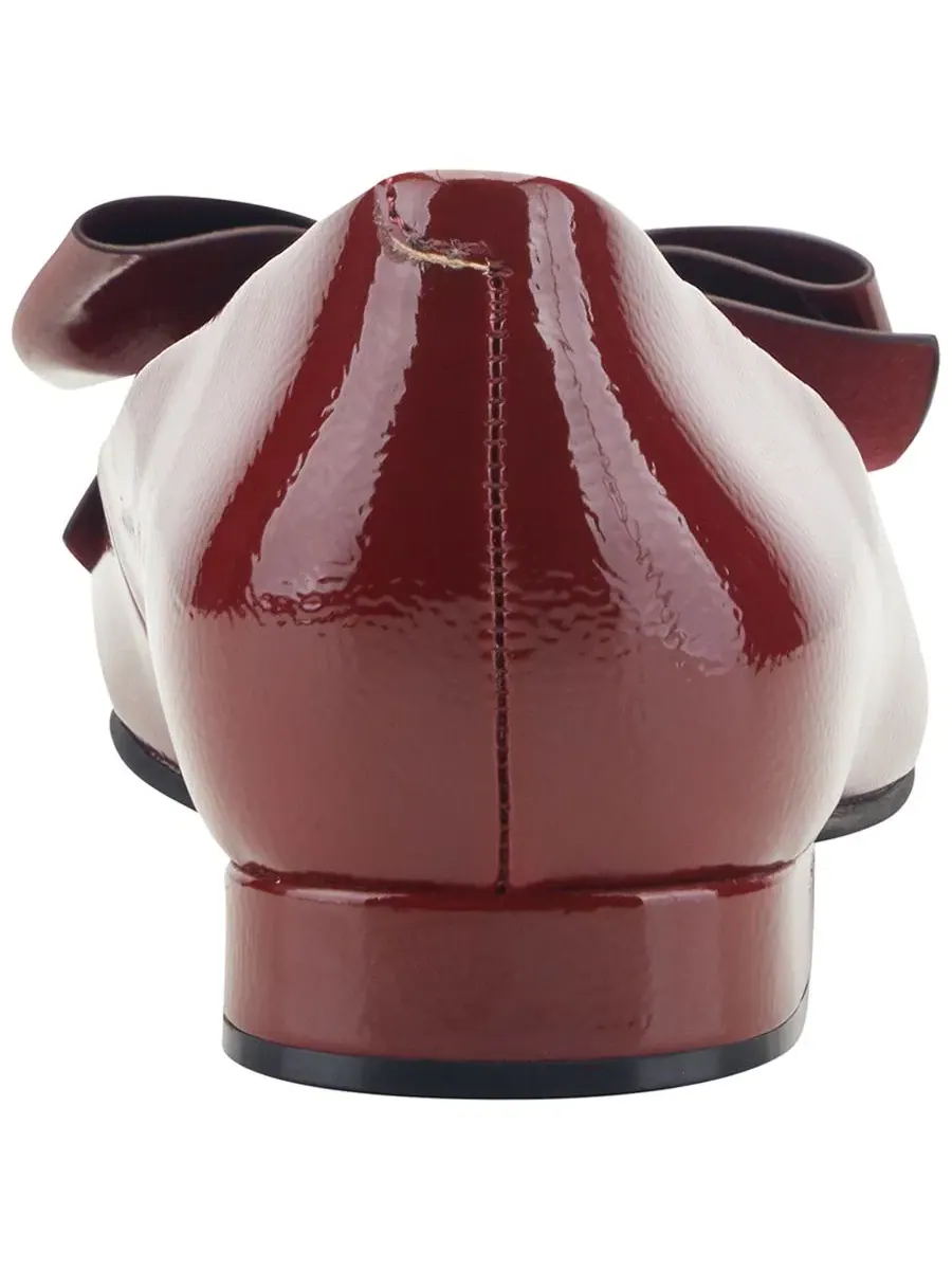 Туфли-лодочки Alicce с бантом Dark Red Patent Bandolino — изображение 3 из 5, темный красный