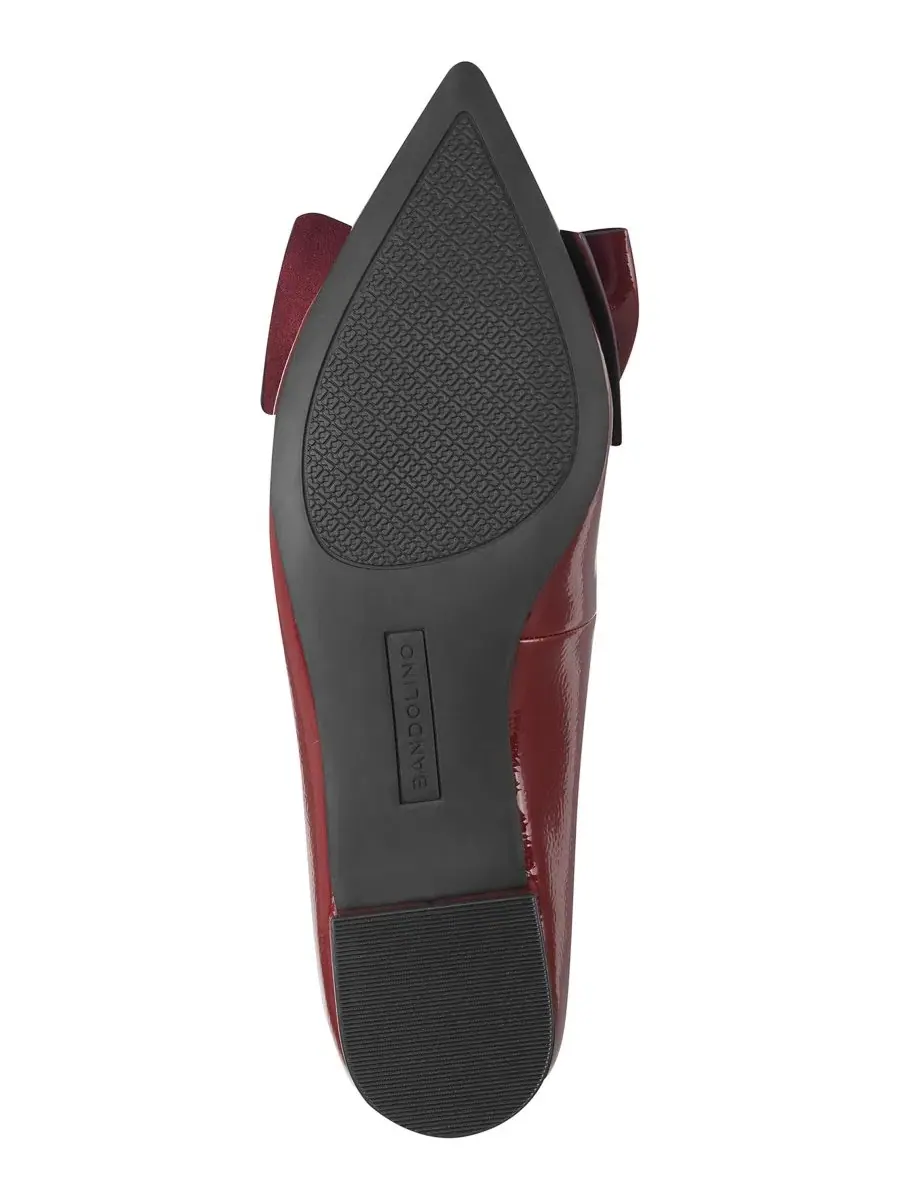 Туфли-лодочки Alicce с бантом Dark Red Patent Bandolino — изображение 5 из 5, темный красный