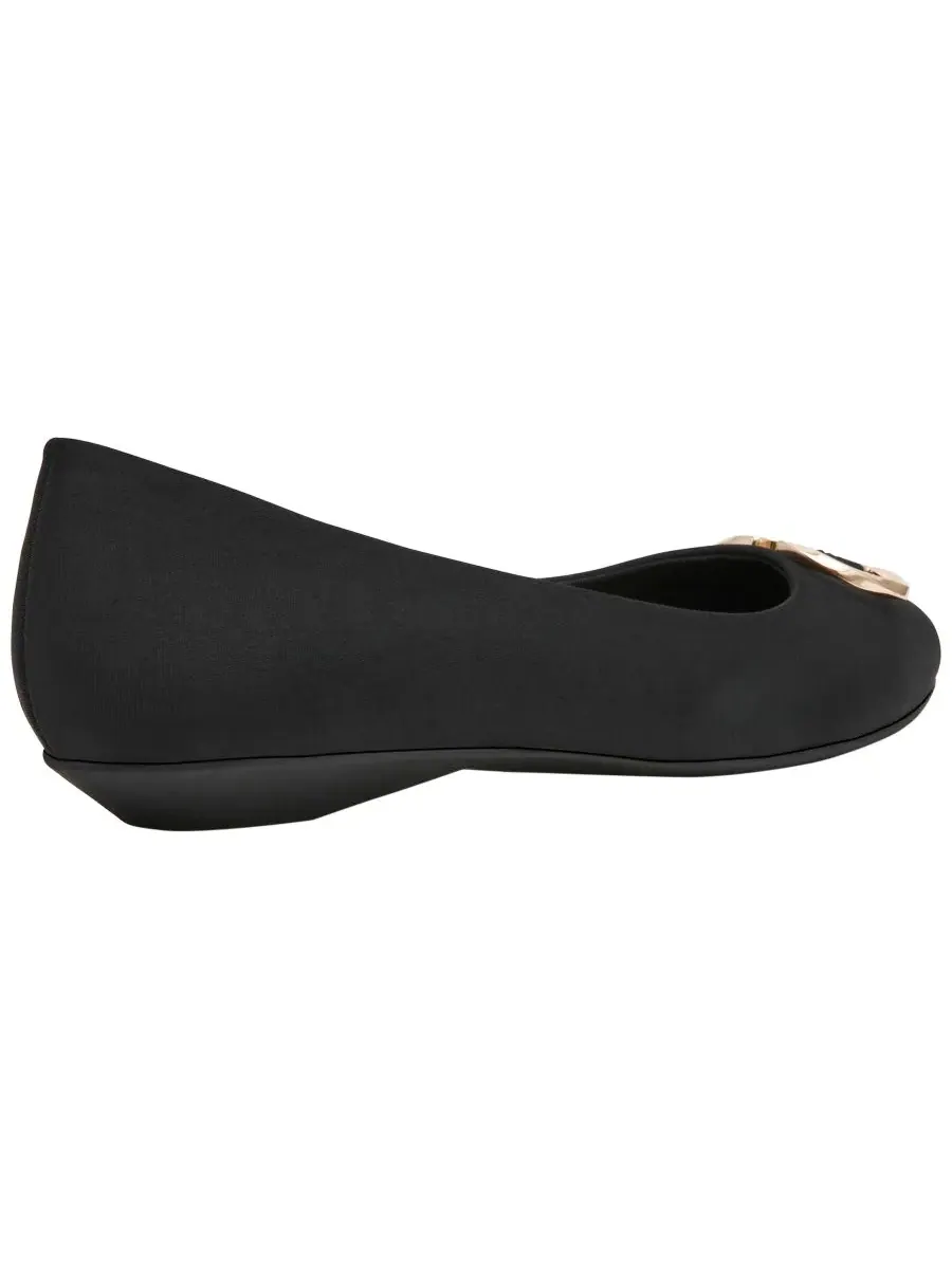 Женские балетки Oswego Slip-On Flats Anne Klein — изображение 6 из 7, черный
