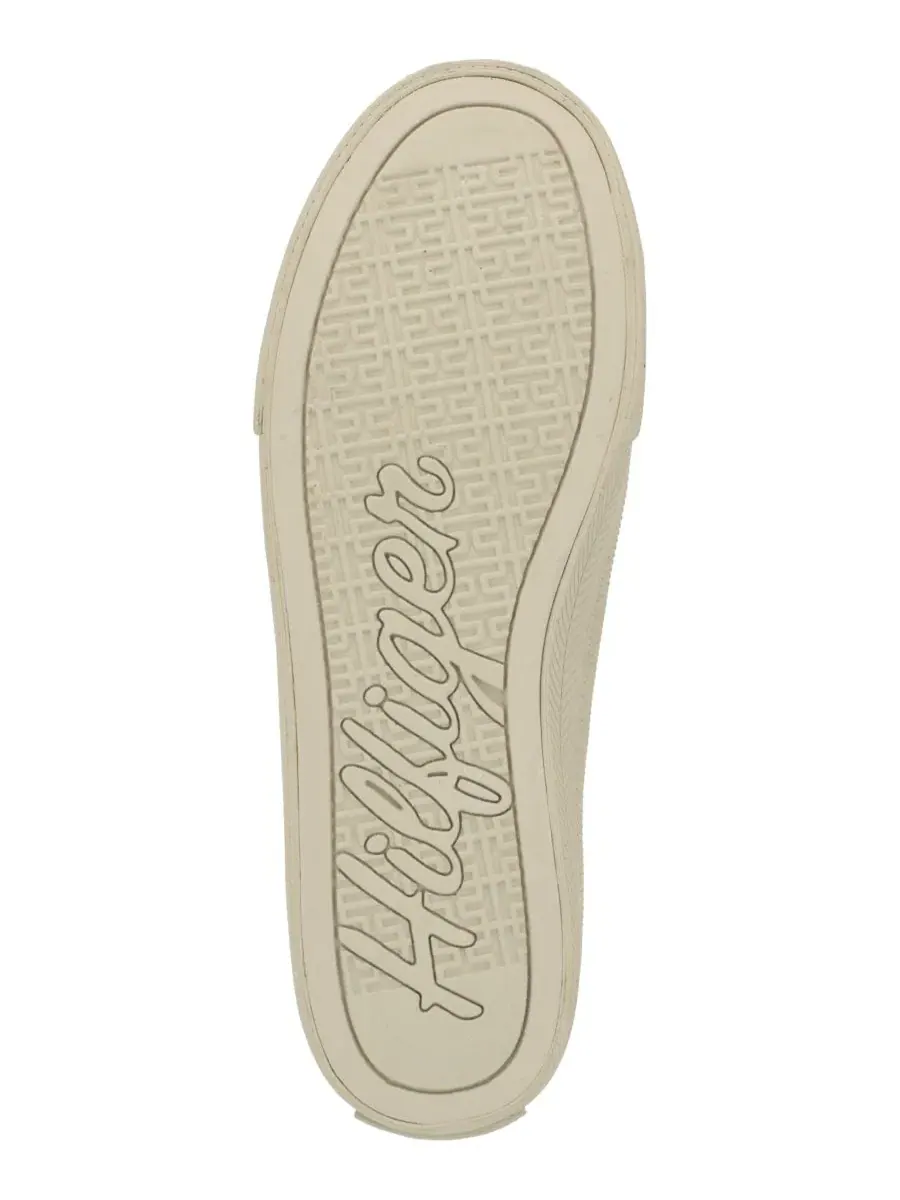 Кроссовки женские с низким профилем Lustina Low Profile Lace-Up Tommy Hilfiger — изображение 5 из 5, белый/бежевый